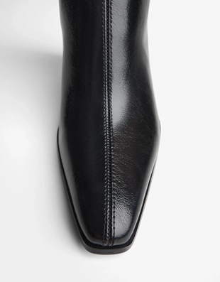 BLOCK HEEL ANKLE BOOTS- Заказать в России