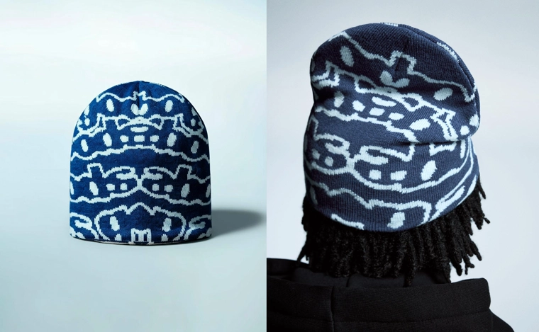 Шапка с принтом