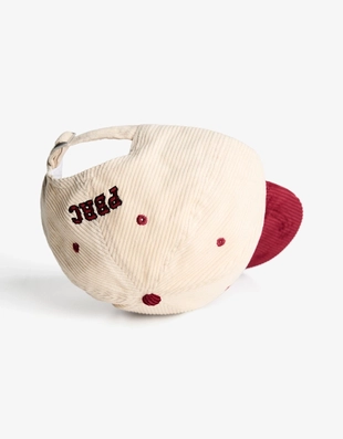 Вельветовая кепка с вышивкой- Заказать в России