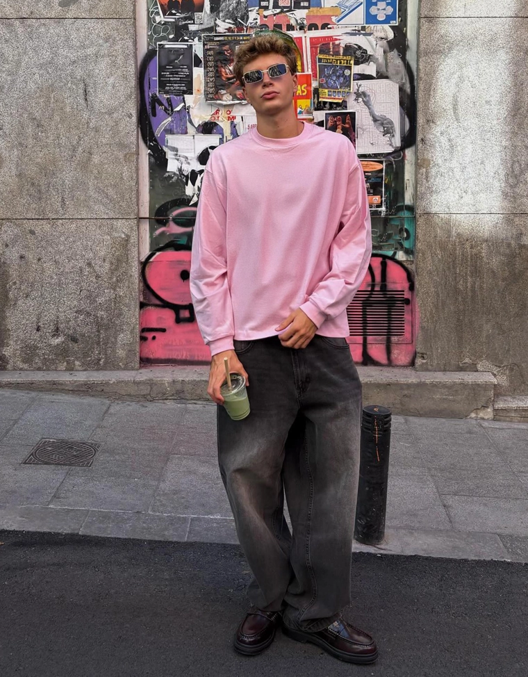 Лонгслив свободного кроя