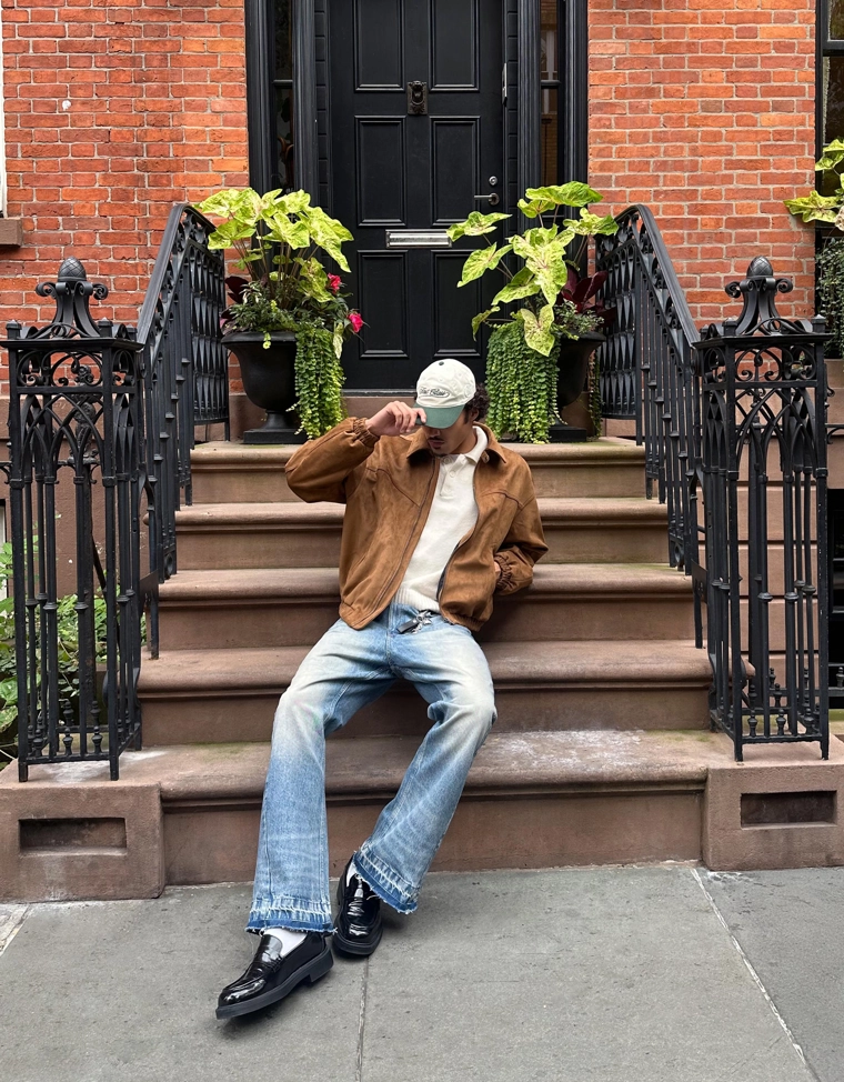 Куртка из искусственной замши