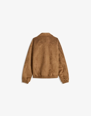 Купить Bershka Куртка из искусственной замши