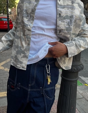 ECKO UNLTD рубашка из денима с принтом в стиле оверсайз- Заказать в России