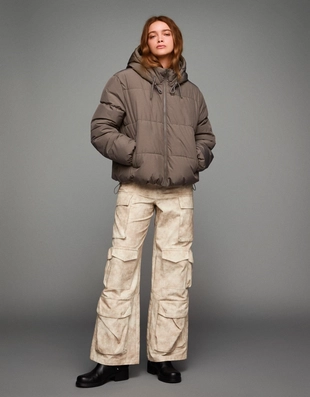 Непромокаемая, ветрозащитная и теплоизоляционная куртка-пуховик- Заказать в России