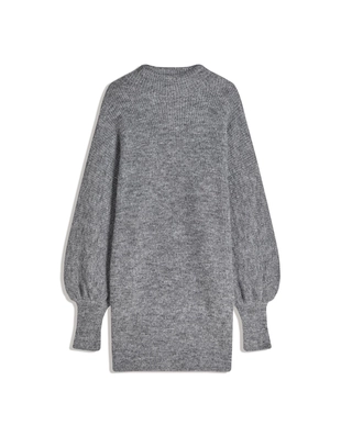 Мини-платье с объемными рукавами- Заказать в России