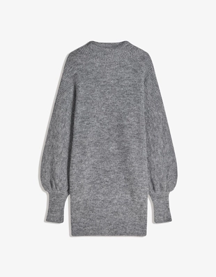 Мини-платье с объемными рукавами- Заказать в России