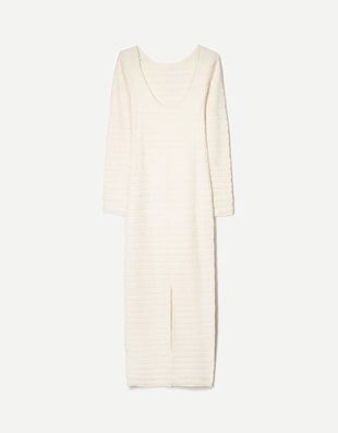 Платье миди с рельефным узором- Заказать в России