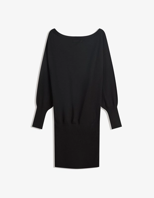 Мини-платье асимметричного кроя с низом в рубчик- Заказать в России