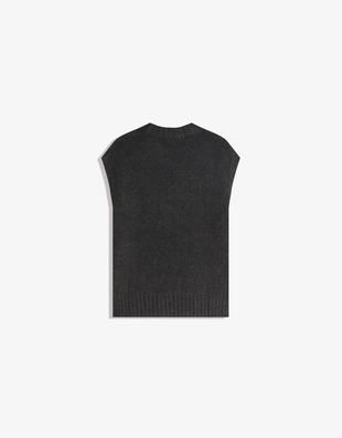 Трикотажный жилет оверсайз с узором “косы”- Заказать в России