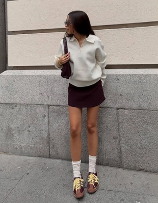 Свитер с воротником поло- Заказать в России