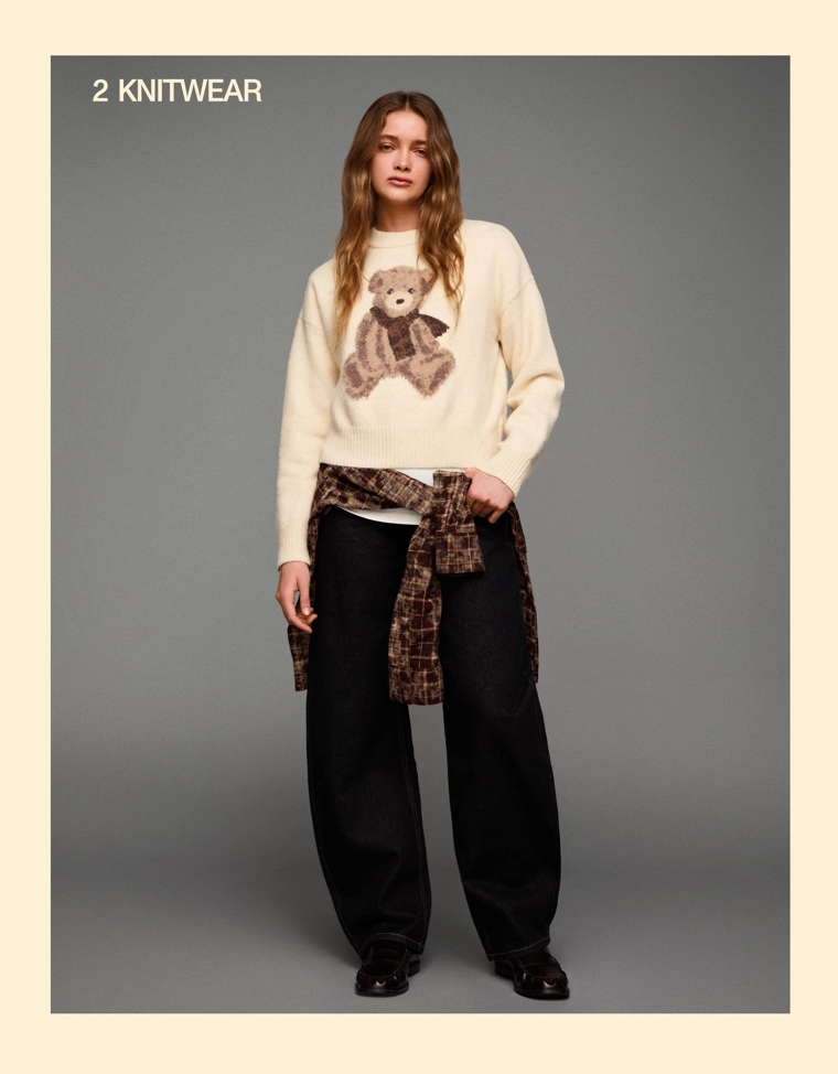 Свитер с принтом