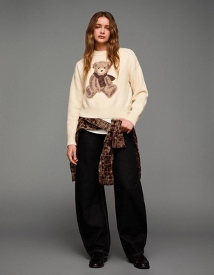 Свитер с принтом- Заказать в России