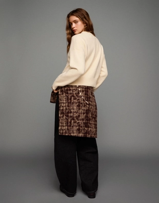 Свитер с принтом- Заказать в России