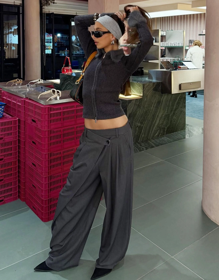 Кардиган на молнии с воротником из искусственного меха