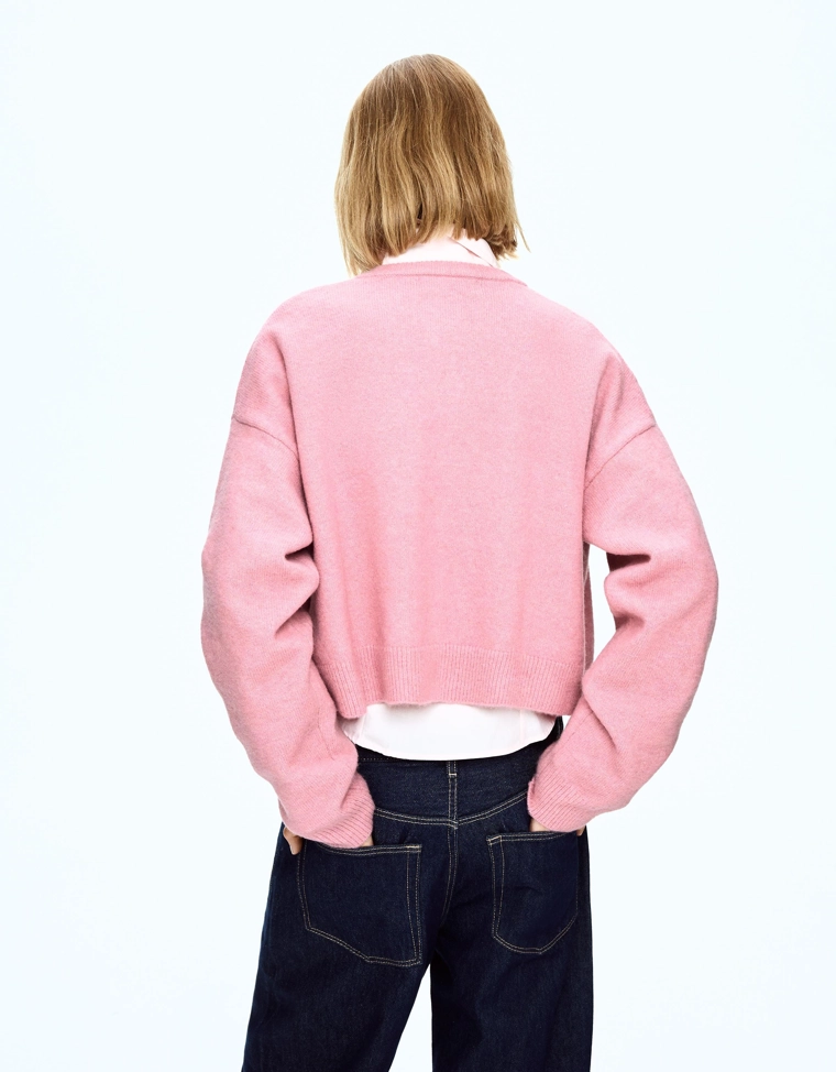 Кардиган на пуговицах из мягкой ткани