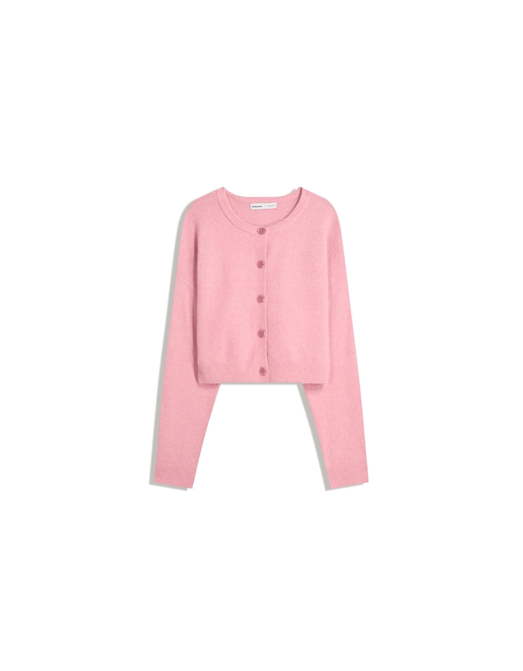 Кардиган на пуговицах из мягкой ткани