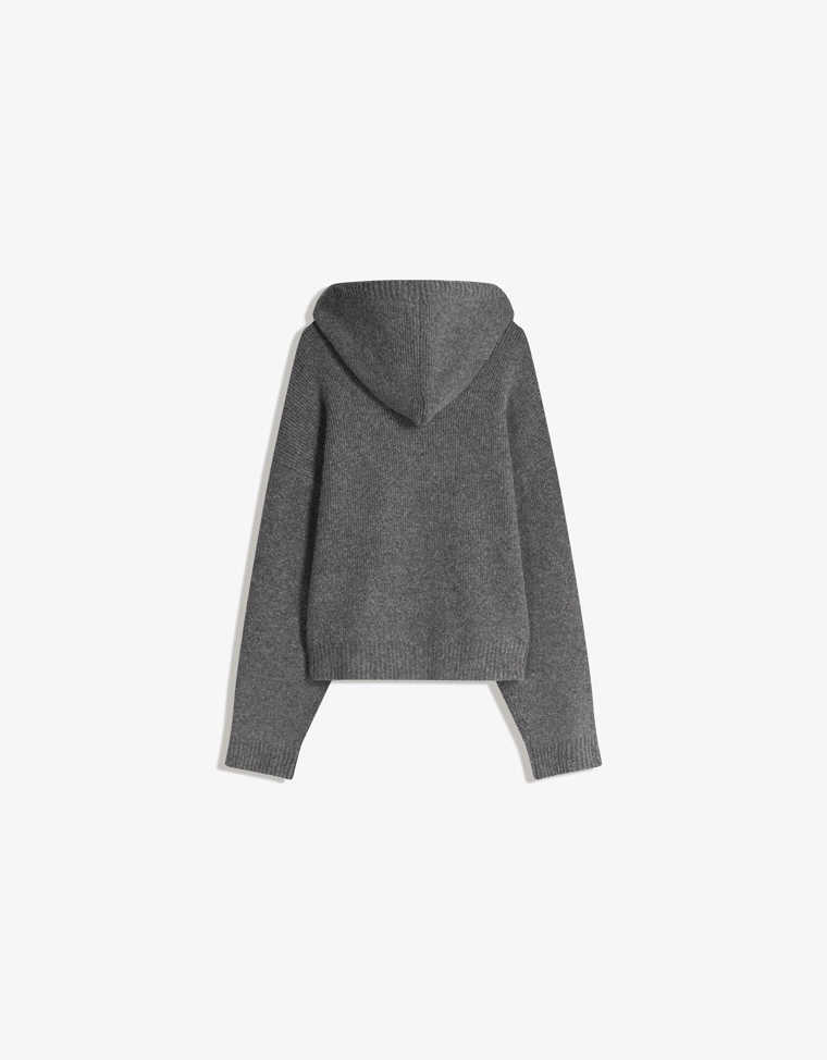 Кардиган на молнии с капюшоном