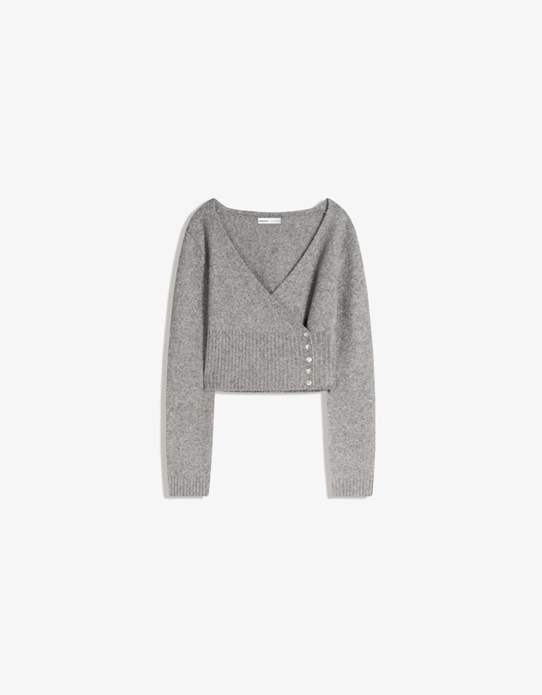 Кардиган на пуговицах