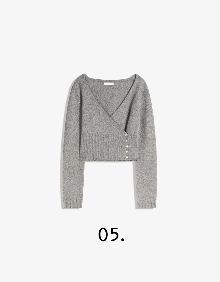 Кардиган на пуговицах