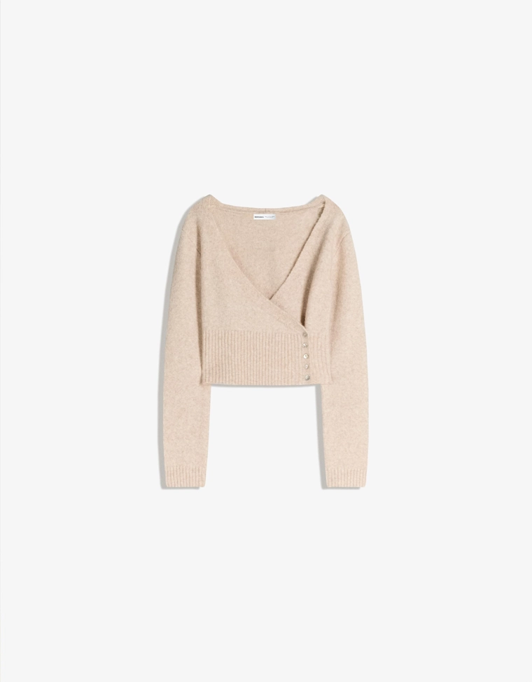 Кардиган на пуговицах