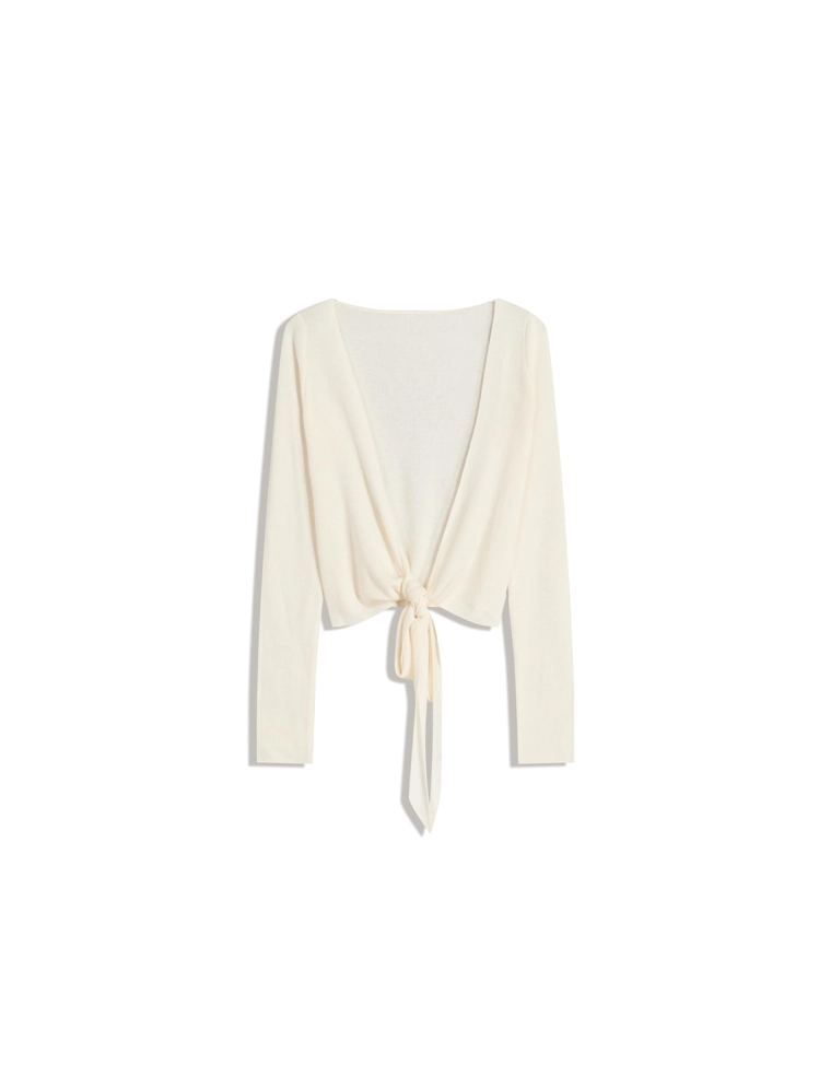 Кардиган с узлом