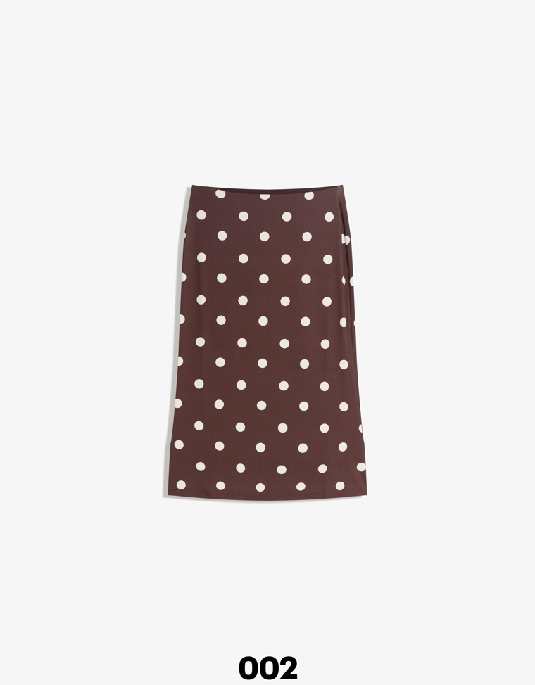 Юбка миди с принтом