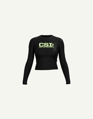 Лонгслив BERSHKA CSI- Заказать в России