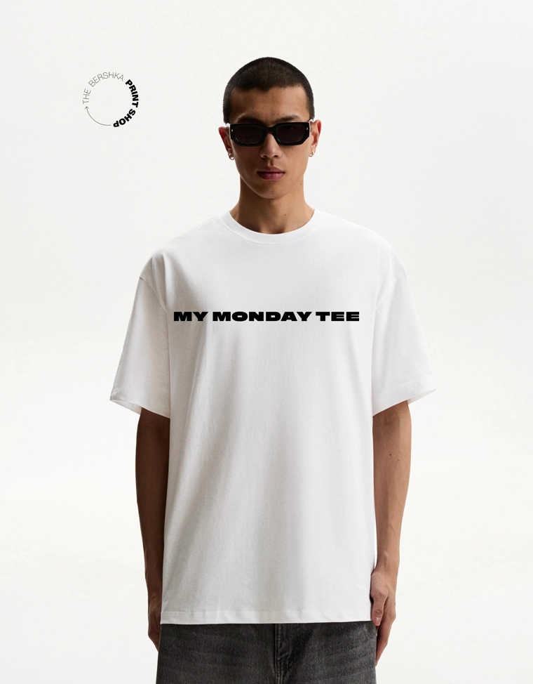 Футболка с короткими рукавами и принтом