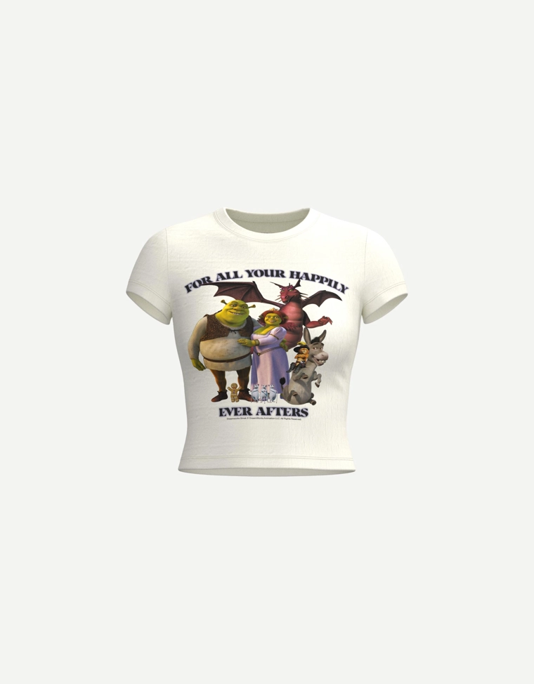 Футболка с короткими рукавами и принтом «Шрек»