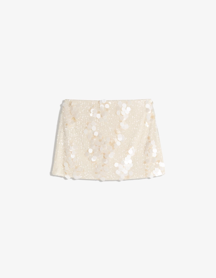 Мини-юбка с пайетками
