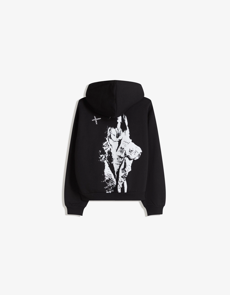 Худи Lady Gaga с капюшоном и принтом