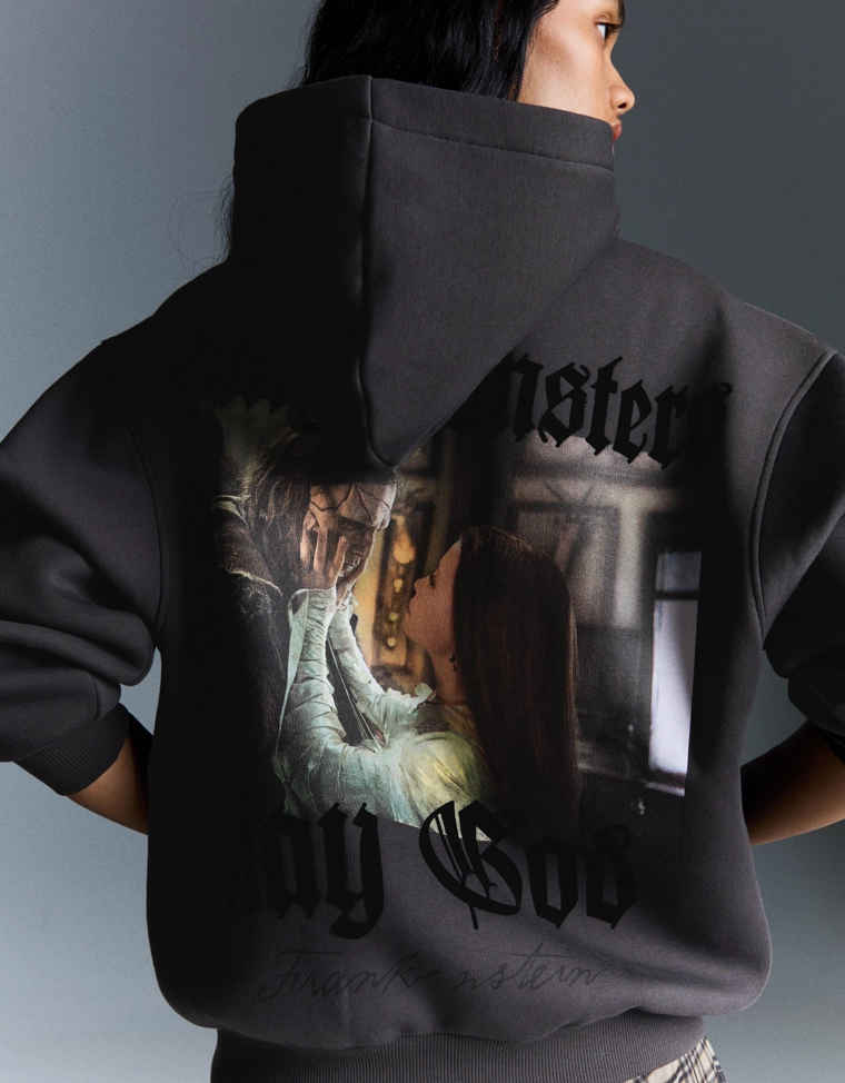 Худи «Франкенштейн» с принтом