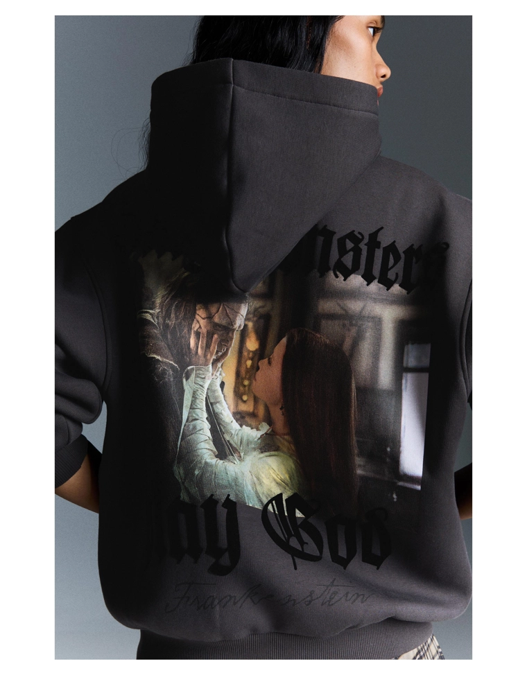 Худи «Франкенштейн» с принтом