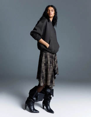 Худи «франкенштейн» с принтом- Заказать в России