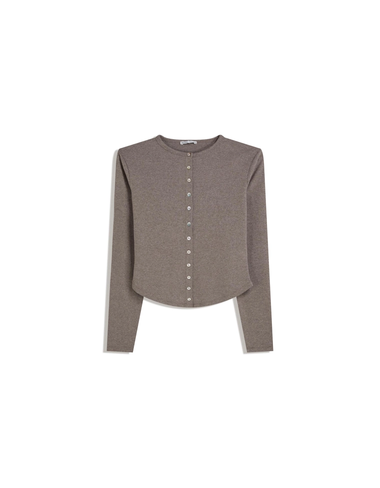 Кардиган на пуговицах