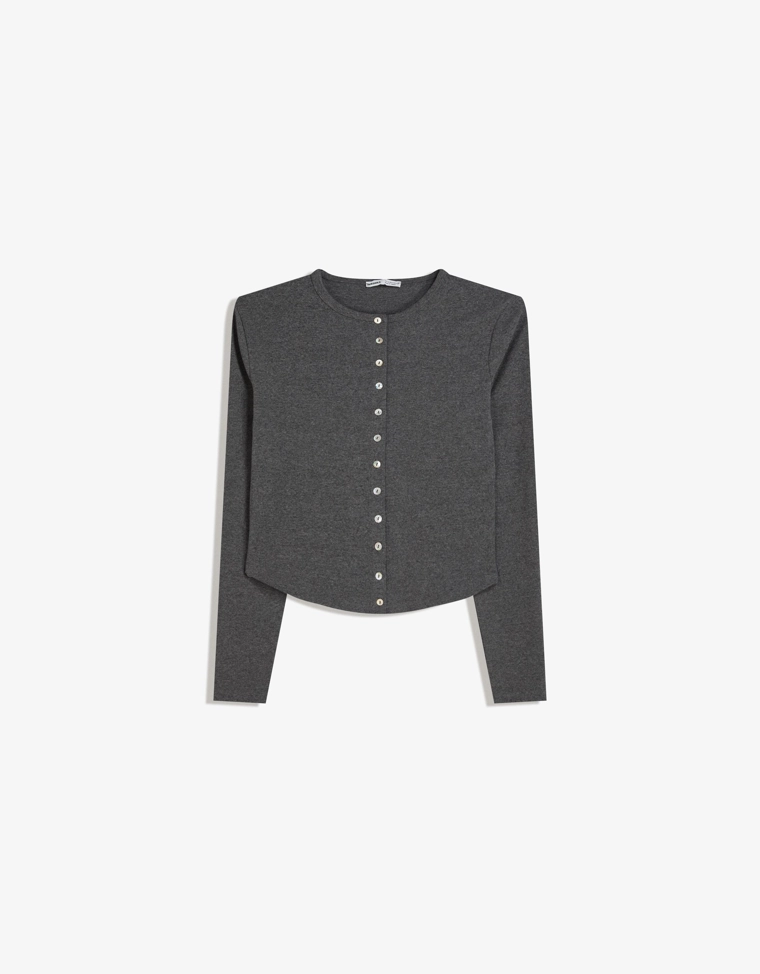 Кардиган на пуговицах