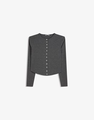 Кардиган на пуговицах- Заказать в России