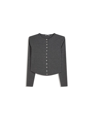 Кардиган на пуговицах- Заказать в России