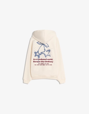 Худи с капюшоном и принтом- Заказать в России