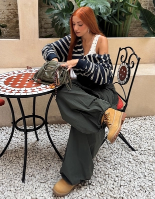 Худи с застежкой-молнией в полоску- Заказать в России