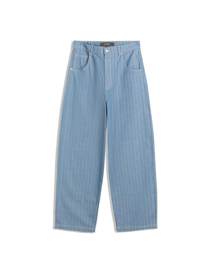 Супермешковатые джинсы в полоску- Заказать в России