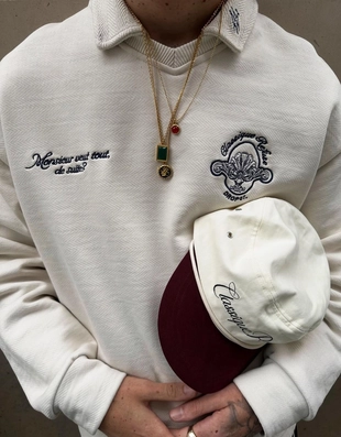 Поло с длинными рукавами и принтом- Заказать в России