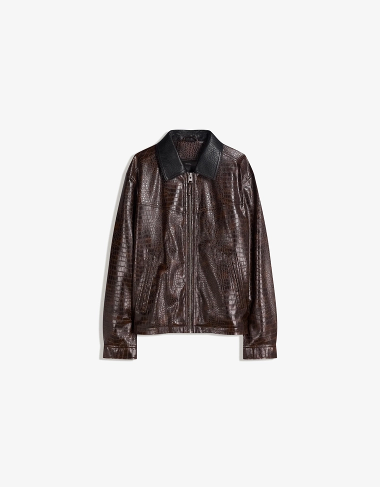 Куртка из искусственной кожи