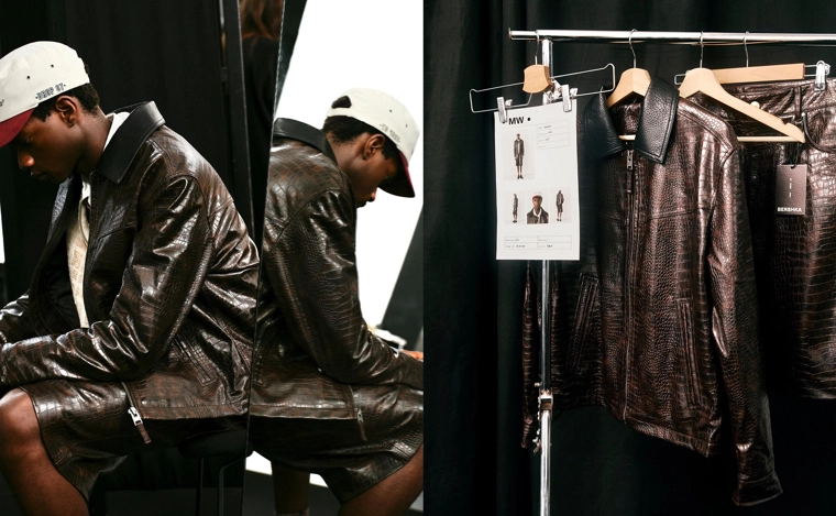 Куртка из искусственной кожи