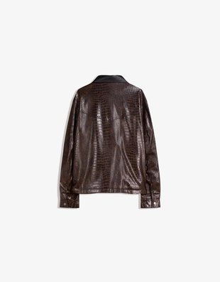 Куртка из искусственной кожи- Заказать в России