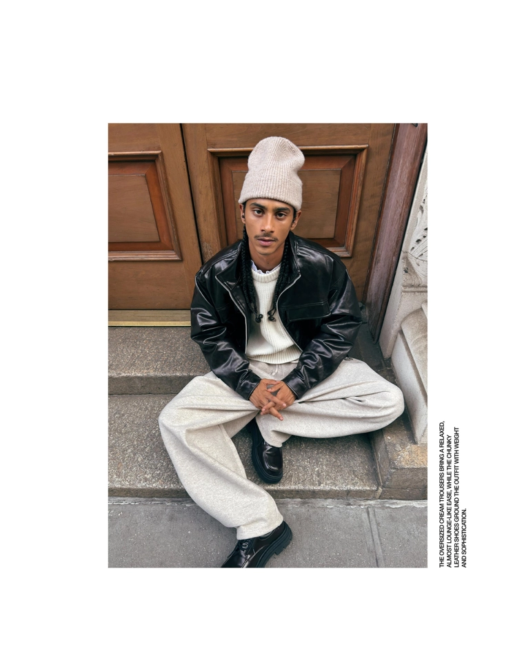 Куртка из искусственной кожи