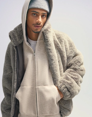 Куртка из искусственного меха- Заказать в России