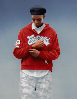 ECKO UNLTD широкий вельветовый рубашка-оверсайз- Заказать в России