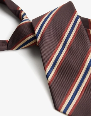 Полосатый галстук BERSHKA- Заказать в России