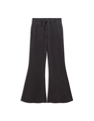 Расклешенные брюки из мягкой ткани с необработанным краем- Заказать в России